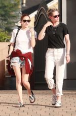 KRISTEN STEWART and SARA DINKIN Leaves a Spa and Nail Salon in Los Angeles 12/22/2018