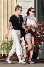 KRISTEN STEWART and SARA DINKIN Leaves a Spa and Nail Salon in Los Angeles 12/22/2018