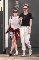 KRISTEN STEWART and SARA DINKIN Leaves a Spa and Nail Salon in Los Angeles 12/22/2018