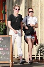 KRISTEN STEWART and SARA DINKIN Leaves a Spa and Nail Salon in Los Angeles 12/22/2018