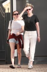 KRISTEN STEWART and SARA DINKIN Leaves a Spa and Nail Salon in Los Angeles 12/22/2018