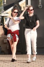 KRISTEN STEWART and SARA DINKIN Leaves a Spa and Nail Salon in Los Angeles 12/22/2018