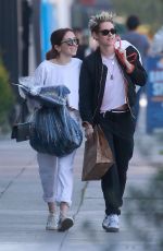 KRISTEN STEWART and SARA DINKIN Out for Lunch in Los Angeles 12/21/2018