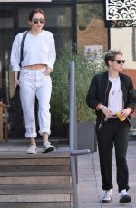 KRISTEN STEWART and SARA DINKIN Out for Lunch in Los Angeles 12/21/2018