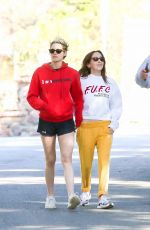 KRISTEN STEWART and SARA DINKIN Out Hikinig in Los Feliz 12/26/2018