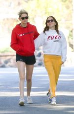 KRISTEN STEWART and SARA DINKIN Out Hikinig in Los Feliz 12/26/2018