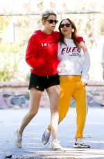 KRISTEN STEWART and SARA DINKIN Out Hikinig in Los Feliz 12/26/2018