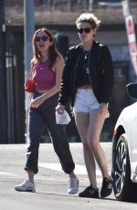 KRISTEN STEWART and SARA DINKIN Out in Los Angeles 12/27/2018