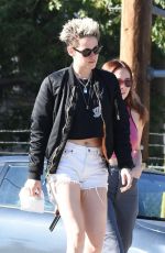 KRISTEN STEWART and SARA DINKIN Out in Los Angeles 12/27/2018