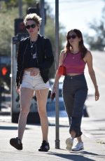 KRISTEN STEWART and SARA DINKIN Out in Los Angeles 12/27/2018