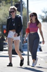 KRISTEN STEWART and SARA DINKIN Out in Los Angeles 12/27/2018