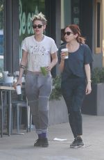 KRISTEN STEWART and SARA DINKIN Out in Los Feliz 12/22/2018