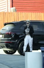 KRISTEN STEWART Arrives at Sara Dinkin