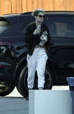 KRISTEN STEWART Arrives at Sara Dinkin