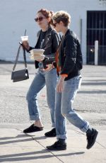 KRISTEN STEWART Out for Lunch with New Girlfriend in Los Angeles 12/20/2018