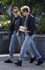KRISTEN STEWART Out for Lunch with New Girlfriend in Los Angeles 12/20/2018