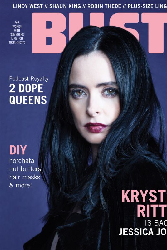 KRYSTEN RITTER in Bust Magazine, March 2018