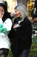 KYLIE JENNER and JORDYN WOODS Out in Calabasas 12/01/2018