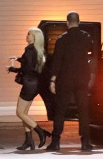 KYLIE JENNER Arrives at Travis Scott’s Holiday Party in West Hollywood 12/21/2018