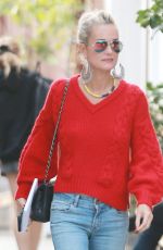 LAETICIA HALLYDAY Leaves Brentwood Country Mart in Los Angeles 11/27/2018