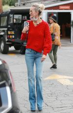 LAETICIA HALLYDAY Leaves Brentwood Country Mart in Los Angeles 11/27/2018