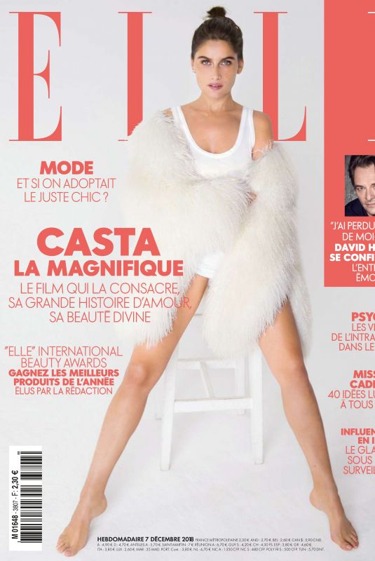 LAETITIA CASTA in Elle Magazine, France December 2018