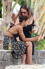 LAIS RIBEIRO at a Beach in Tulum 12/11/2018
