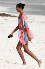 LAIS RIBEIRO at a Beach in Tulum 12/11/2018