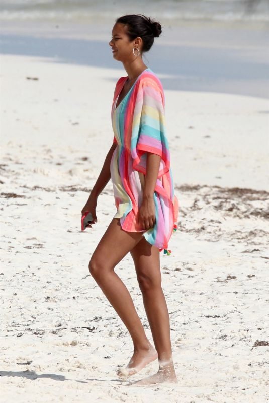 LAIS RIBEIRO at a Beach in Tulum 12/11/2018