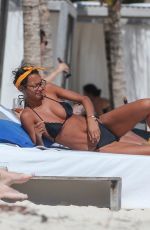 LAIS RIBEIRO in Bikini on the Beach in Tulum 12/12/2018