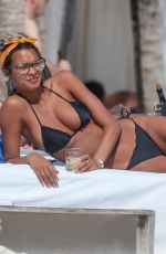 LAIS RIBEIRO in Bikini on the Beach in Tulum 12/12/2018