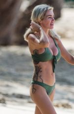 LAURA ANDERSON in Bikini at a Beach in Barbados 12/10/2018
