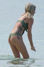 LAURA ANDERSON in Bikini at a Beach in Barbados 12/10/2018