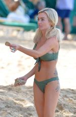 LAURA ANDERSON in Bikini at a Beach in Barbados 12/10/2018