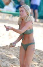 LAURA ANDERSON in Bikini at a Beach in Barbados 12/10/2018