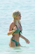 LAURA ANDERSON in Bikini at a Beach in Barbados 12/10/2018