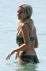 LAURA ANDERSON in Bikini at a Beach in Barbados 12/10/2018