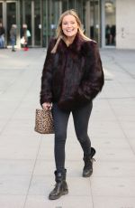 LAURA WHITMORE Leaves BBC Studio in London 12/12/2018