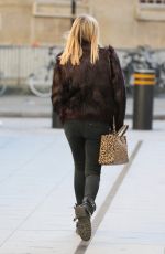 LAURA WHITMORE Leaves BBC Studio in London 12/12/2018