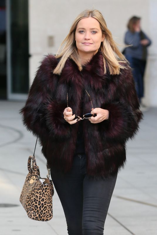 LAURA WHITMORE Leaves BBC Studio in London 12/12/2018
