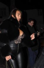 LAUREN GOODGER at Lokkum Restaurant in London 12/28/2018