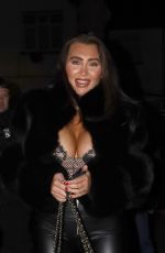 LAUREN GOODGER at Lokkum Restaurant in London 12/28/2018