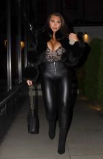 LAUREN GOODGER at Lokkum Restaurant in London 12/28/2018