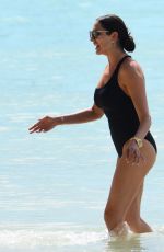 LAUREN SILVERMAN in Swimsuit at a Beach in Barbados 12/18/2018