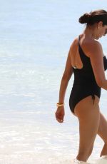 LAUREN SILVERMAN in Swimsuit at a Beach in Barbados 12/18/2018