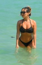 LAURYN GOODMAN in Bikini on the Beach in Barbados 12/20/2018