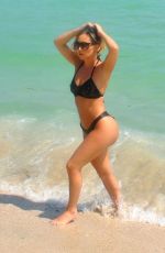 LAURYN GOODMAN in Bikini on the Beach in Barbados 12/20/2018