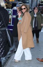LEAH REMINI Arrives at Good Morning America in New York 12/11/2018