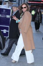 LEAH REMINI Arrives at Good Morning America in New York 12/11/2018