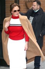 LEAH REMINI Arrives at The View in New York 12/12/2018